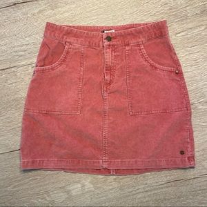 Mini Corduroy Skirt